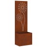 Écran de confidentialité de jardin Fretwork Rouillé 50 x 150 cm 537369537369