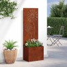 Écran de confidentialité de jardin Fretwork Rouillé 50 x 150 cm 537369537369