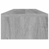 Support de moniteur Sonoma gris 100x24x13 cm Bois d'ingénierie 537370537370