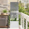 Écran de confidentialité de jardin Floral Argent 50 x 150 cm 537371537371