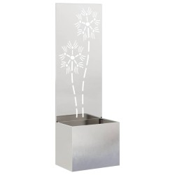 Écran de confidentialité de jardin Floral Argent 50 x 150 cm 537371537371