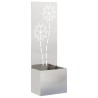 Écran de confidentialité de jardin Floral Argent 50 x 150 cm 537371537371
