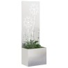 Écran de confidentialité de jardin Floral Argent 50 x 150 cm 537371537371