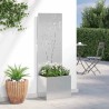 Écran de confidentialité de jardin Floral Argent 50 x 150 cm 537371537371