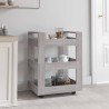 Chariot de cuisine Sonoma gris 60x45x80 cm Bois d'ingénierie 537372537372