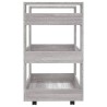 Chariot de cuisine Sonoma gris 60x45x80 cm Bois d'ingénierie 537372537372
