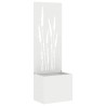 Écran de confidentialité de jardin Fretwork Blanc 50 x 150 cm 537373537373