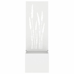 Écran de confidentialité de jardin Fretwork Blanc 50 x 150 cm 537373537373