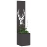 Écran de confidentialité de jardin Noir 32 x 32 x 150 cm 537376537376