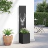 Écran de confidentialité de jardin Noir 32 x 32 x 150 cm 537376537376