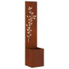 Écran de confidentialité de jardin Rouillé 32 x 32 x 150 cm 537377537377