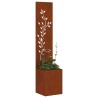 Écran de confidentialité de jardin Rouillé 32 x 32 x 150 cm 537377537377