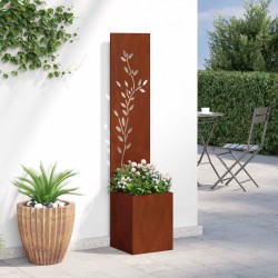 Écran de confidentialité de jardin Rouillé 32 x 32 x 150 cm 537377537377