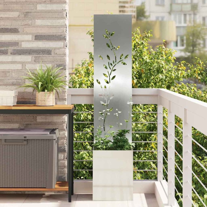 Écran de confidentialité de jardin Argenté 32 x 32 x 150 cm 537378537378