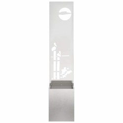 Écran de confidentialité de jardin Fretwork Argent 32 x 150 cm 537381537381