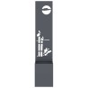 Écran de confidentialité de jardin Anthracite 32 x 150 cm 537386537386