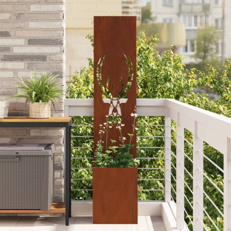 Écran de confidentialité de jardin Rouillé 32 x 150 cm 537390537390