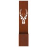Écran de confidentialité de jardin Rouillé 32 x 150 cm 537390537390
