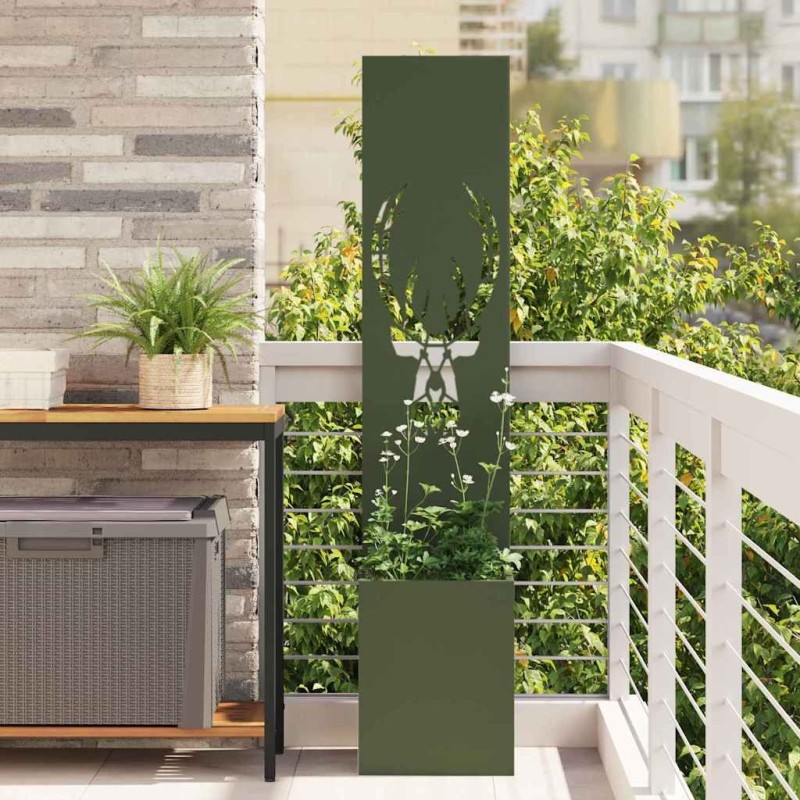 Écran de confidentialité de jardin Vert olive 32 x 32 x 150 cm 537392537392