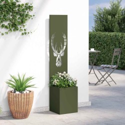Écran de confidentialité de jardin Vert olive 32 x 32 x 150 cm 537392537392