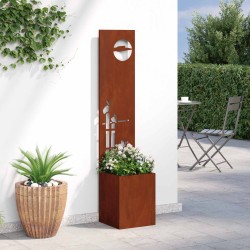 Écran de confidentialité de jardin Fretwork Rouillé 32 x 150 cm 537395537395