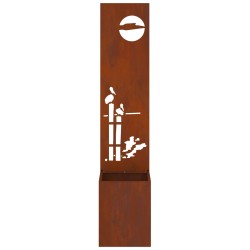 Écran de confidentialité de jardin Fretwork Rouillé 32 x 150 cm 537395537395