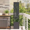 Écran de confidentialité de jardin Floral Noir 32 x 32 x 150 cm 537396537396