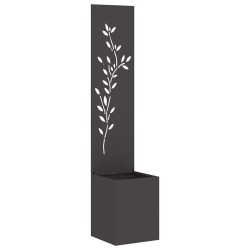 Écran de confidentialité de jardin Floral Noir 32 x 32 x 150 cm 537396537396