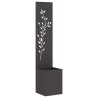 Écran de confidentialité de jardin Floral Noir 32 x 32 x 150 cm 537396537396