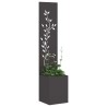 Écran de confidentialité de jardin Floral Noir 32 x 32 x 150 cm 537396537396