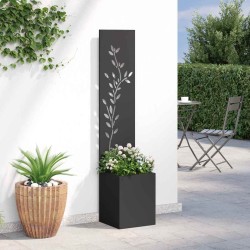 Écran de confidentialité de jardin Floral Noir 32 x 32 x 150 cm 537396537396