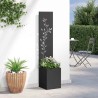 Écran de confidentialité de jardin Floral Noir 32 x 32 x 150 cm 537396537396