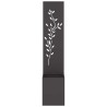 Écran de confidentialité de jardin Floral Noir 32 x 32 x 150 cm 537396537396