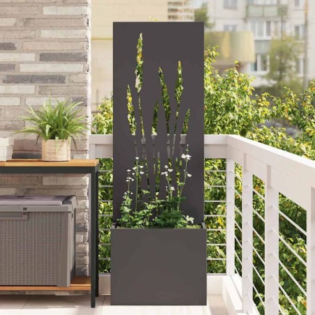 Écran de confidentialité de jardin Fretwork Noir 50 x 150 cm 537401537401