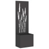 Écran de confidentialité de jardin Fretwork Noir 50 x 150 cm 537401537401
