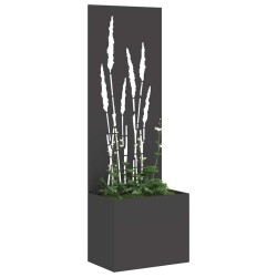 Écran de confidentialité de jardin Fretwork Noir 50 x 150 cm 537401537401