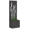 Écran de confidentialité de jardin Fretwork Noir 50 x 150 cm 537401537401