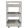 Chariot de cuisine Gris béton 60x45x80 cm Bois d'ingénierie 537402537402