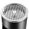 Poubelle à cendrier d'hôtel 30 L Acier Noir 537405537405