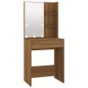 Coiffeuse avec LED Chêne marron 60x40x140 cm 537406537406