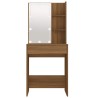 Coiffeuse avec LED Chêne marron 60x40x140 cm 537406537406