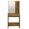 Coiffeuse avec LED Chêne fumé 60x40x140 cm 537407537407