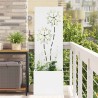 Écran de confidentialité de jardin Floral Blanc 50 x 150 cm 537409537409
