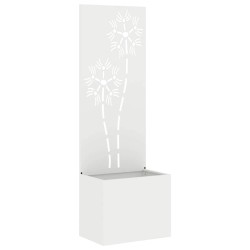 Écran de confidentialité de jardin Floral Blanc 50 x 150 cm 537409537409