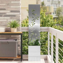 Écran de confidentialité de jardin Argent 32 x 32 x 150 cm 537412537412