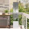 Écran de confidentialité de jardin Argent 32 x 32 x 150 cm 537412537412