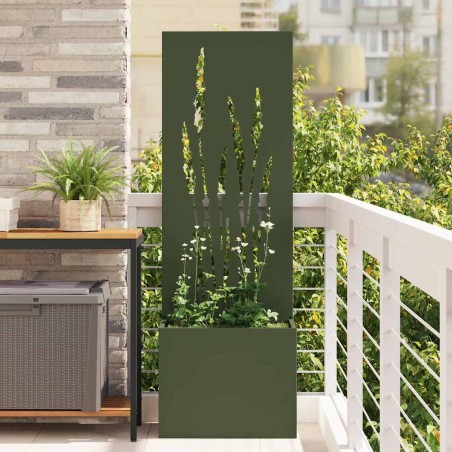 Écran de confidentialité de jardin Vert olive 50 x 150 cm 537414537414