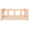 Lit pour chien 65,5x50,5x28 cm Bois de pin solide 537416537416