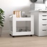 Chariot de bureau Blanc 60x45x60 cm Bois d'ingénierie 537419537419