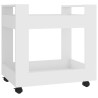 Chariot de bureau Blanc 60x45x60 cm Bois d'ingénierie 537419537419